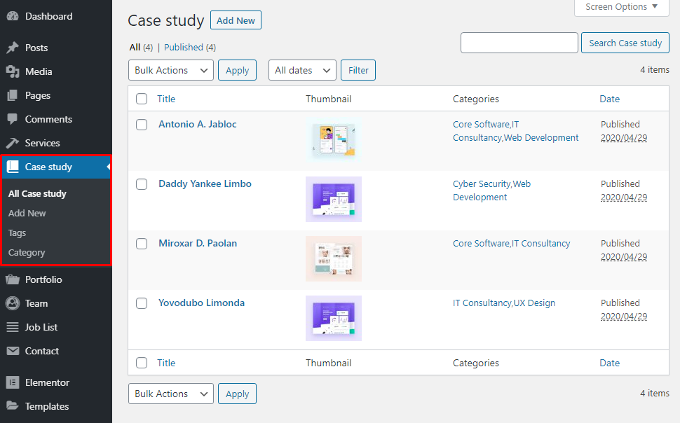 Create Case Study