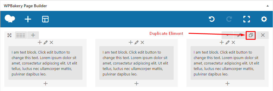 Deplicate Elements